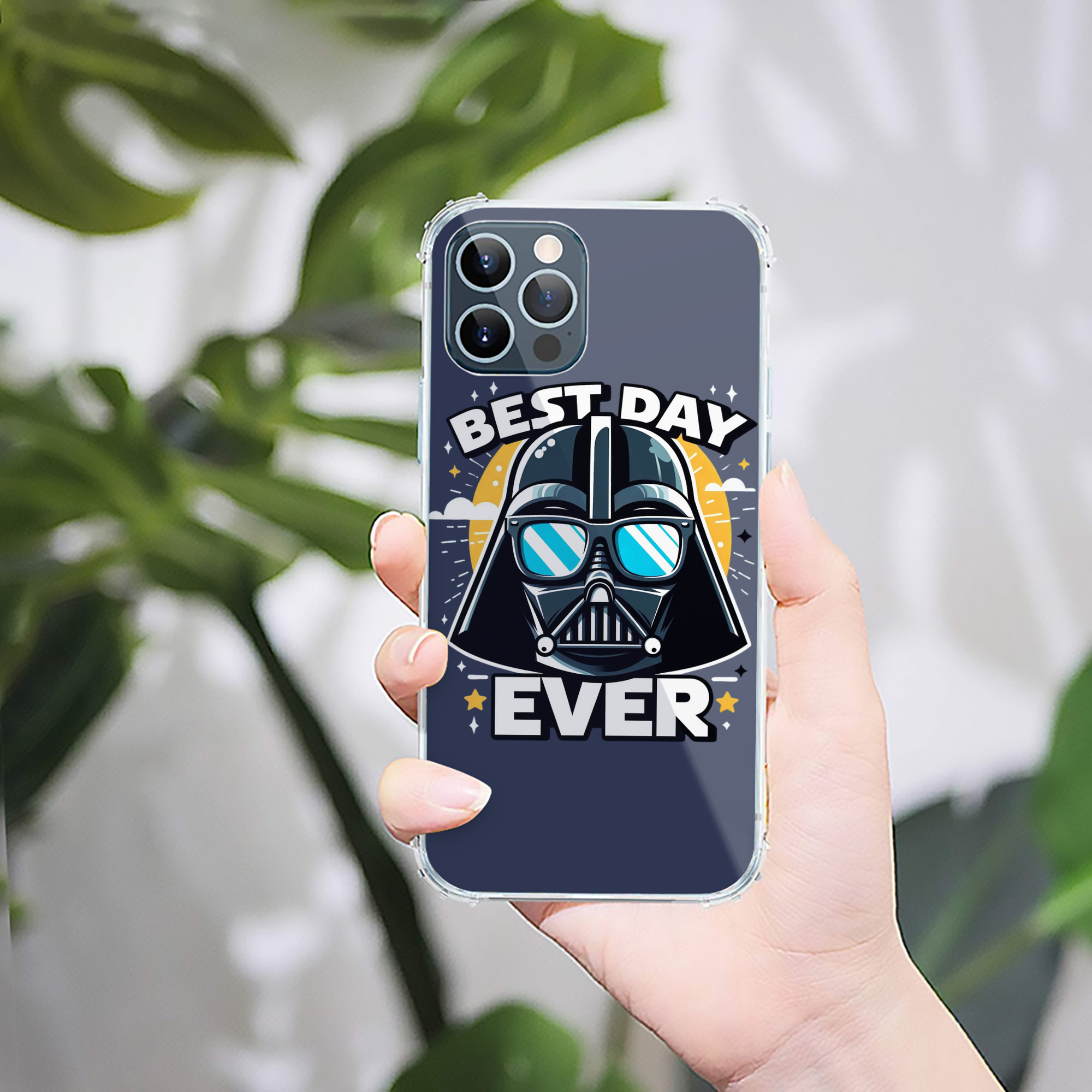 （画像用） スター・ウォーズ Star Wars 【iPhone 12シリーズ対応】透明スマホケース（クリアソフトケース）